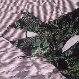 XX SOLD XX Palm tropical set